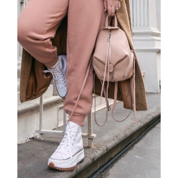 Rebecca Minkoff Julian backpack Small Pink Leather Zipper Bag B000437